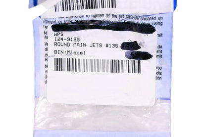 WPS 124-9135 Round Main Jet NOS