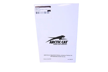 New OEM Arctic Cat 2262-047 2019 ZR/XF/M/Pantera/Norseman Operator's Manual NOS