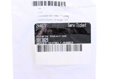 New OEM Polaris 5813829 Rubber Seatbelt Washer NOS