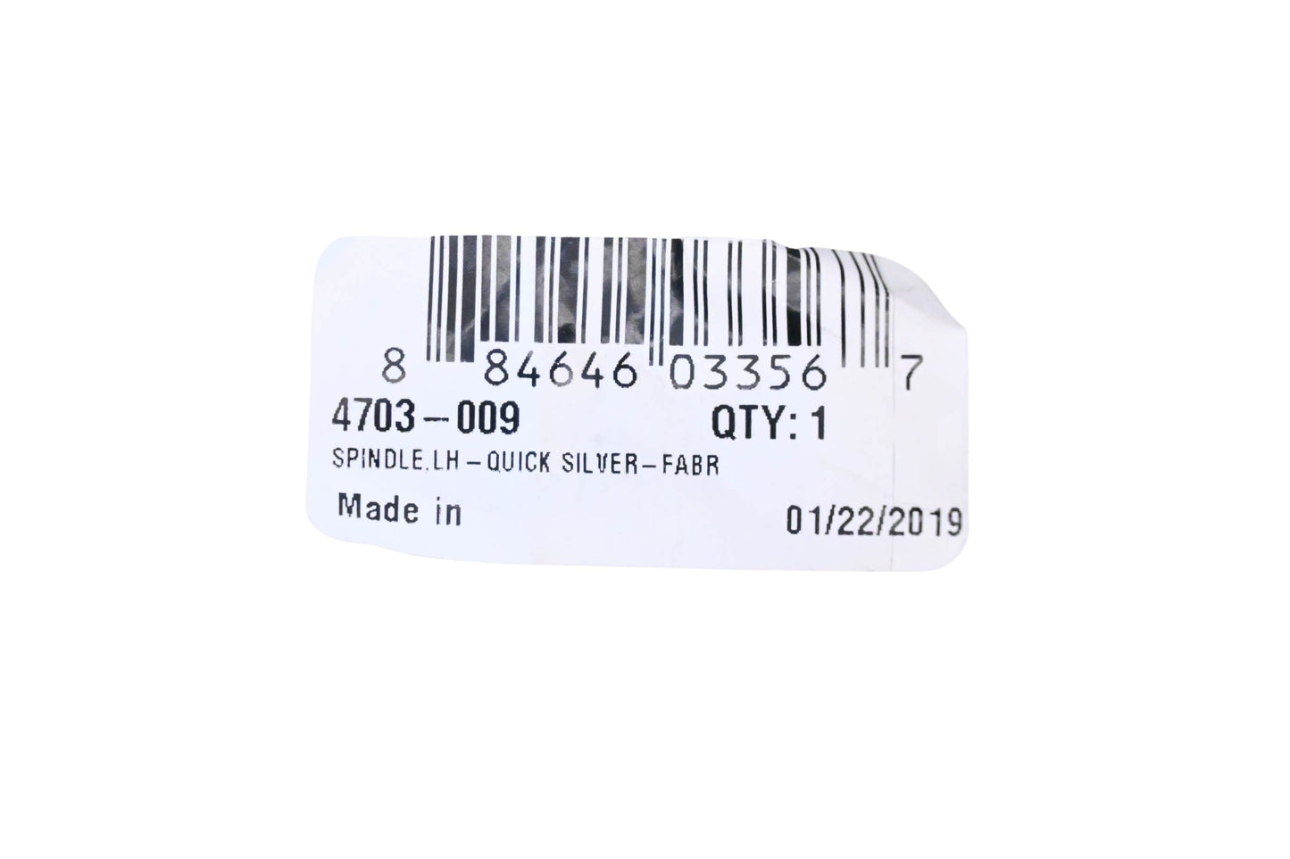 New OEM Arctic Cat 4703-009 Quick Silver Left Hand Spindle NOS