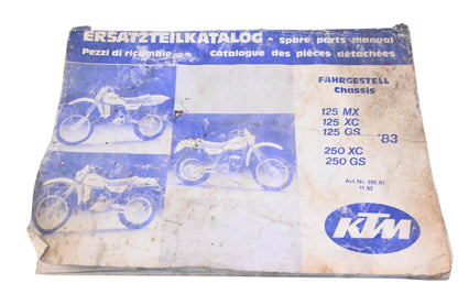 OEM KTM AY019-21 1983 Spare Parts Manual