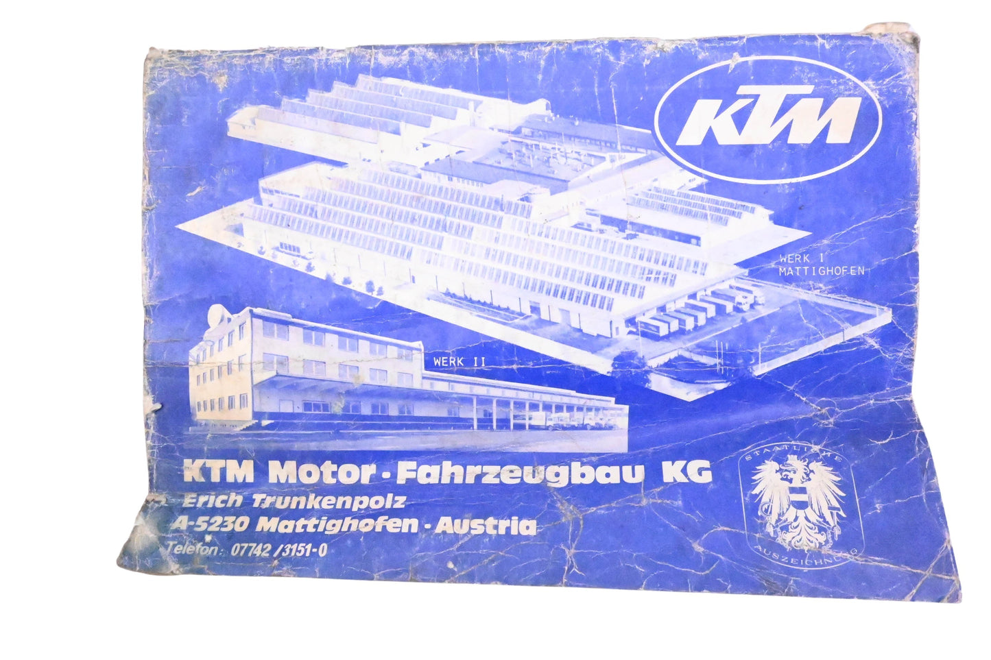 OEM KTM AY019-21 1983 Spare Parts Manual