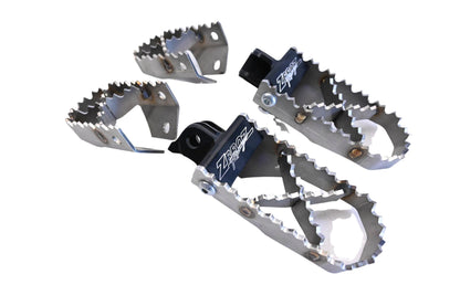 Zbroz Racing 249-71614 Double Threat Snow Bike Foot Peg Kit NOS
