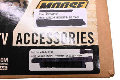 Moose Racing 4505-0358 Winch Mount Assembly Kit NOS