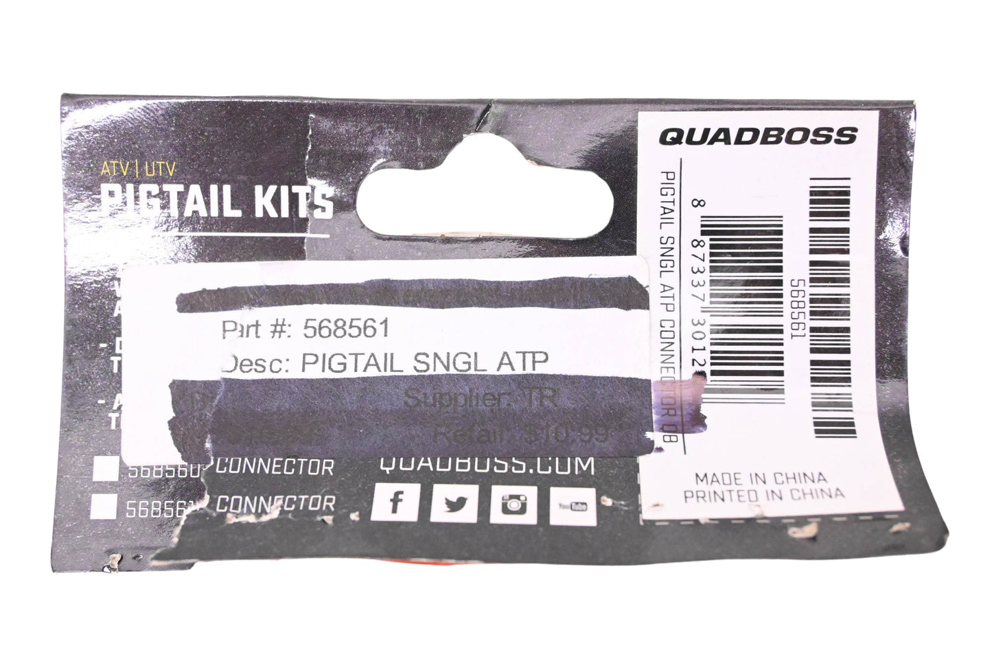 Quad Boss 568561 ATP Pigtail Assembly NOS