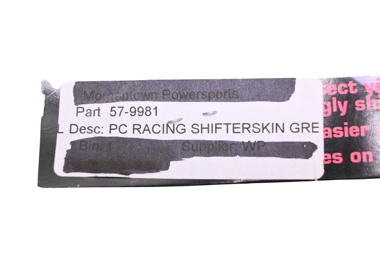 PC Racing 57-9981 Grey Shifter skin NOS