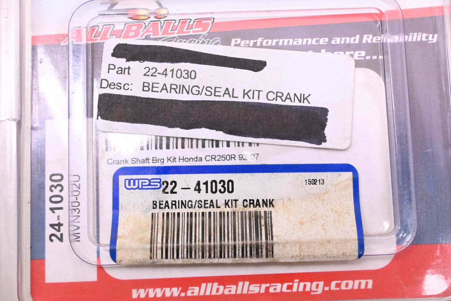 All Balls 22-41030 Crank Bearing & Seal Kit NOS