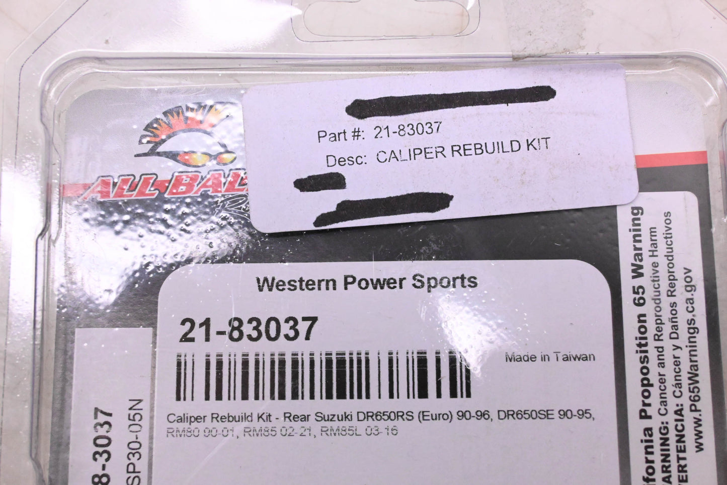 All Balls 21-83037 Caliper Rebuild Kit NOS