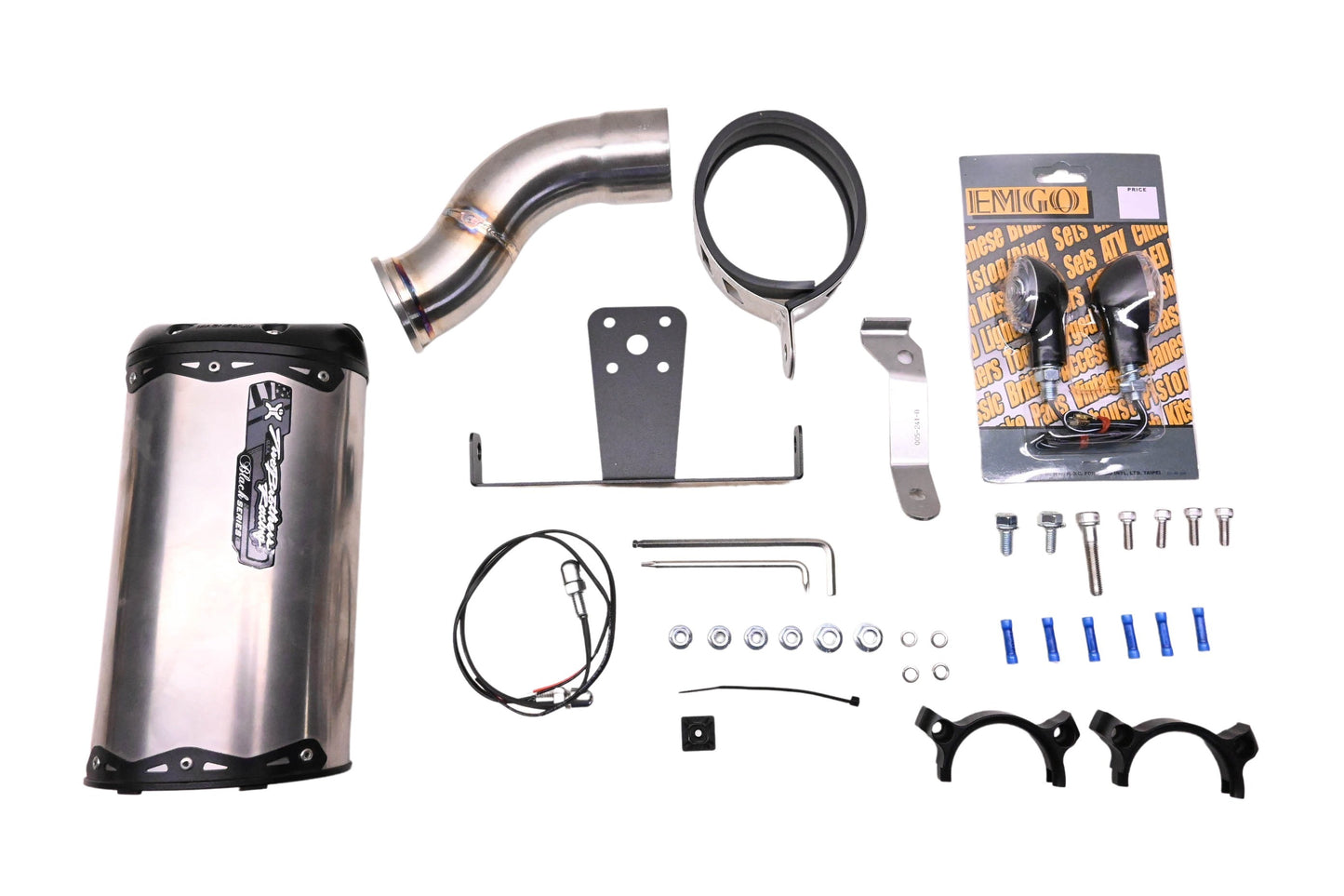 Two Brothers Racing 594258 Performance Race Exhaust System fits 09-12 Kawasaki ZX6R NOS