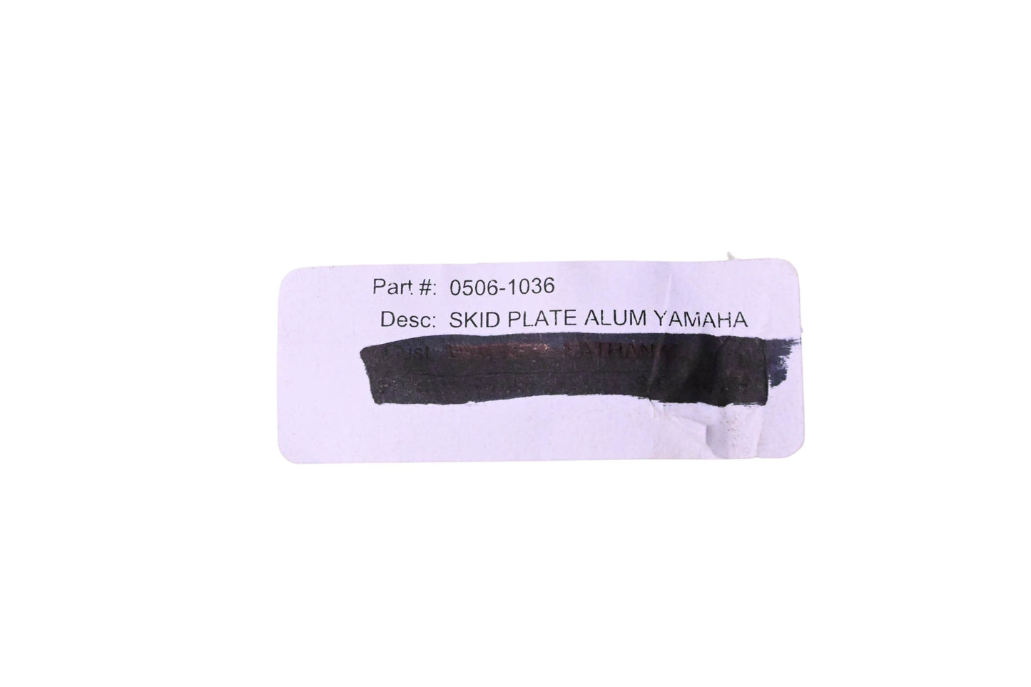 Moose Racing 0506-1036 Aluminum Skid Plate Assembly Kit NOS