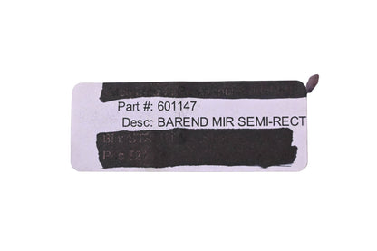 BikeMaster 601147 Universal Bar-End Semi-Rectangle Mirror NOS