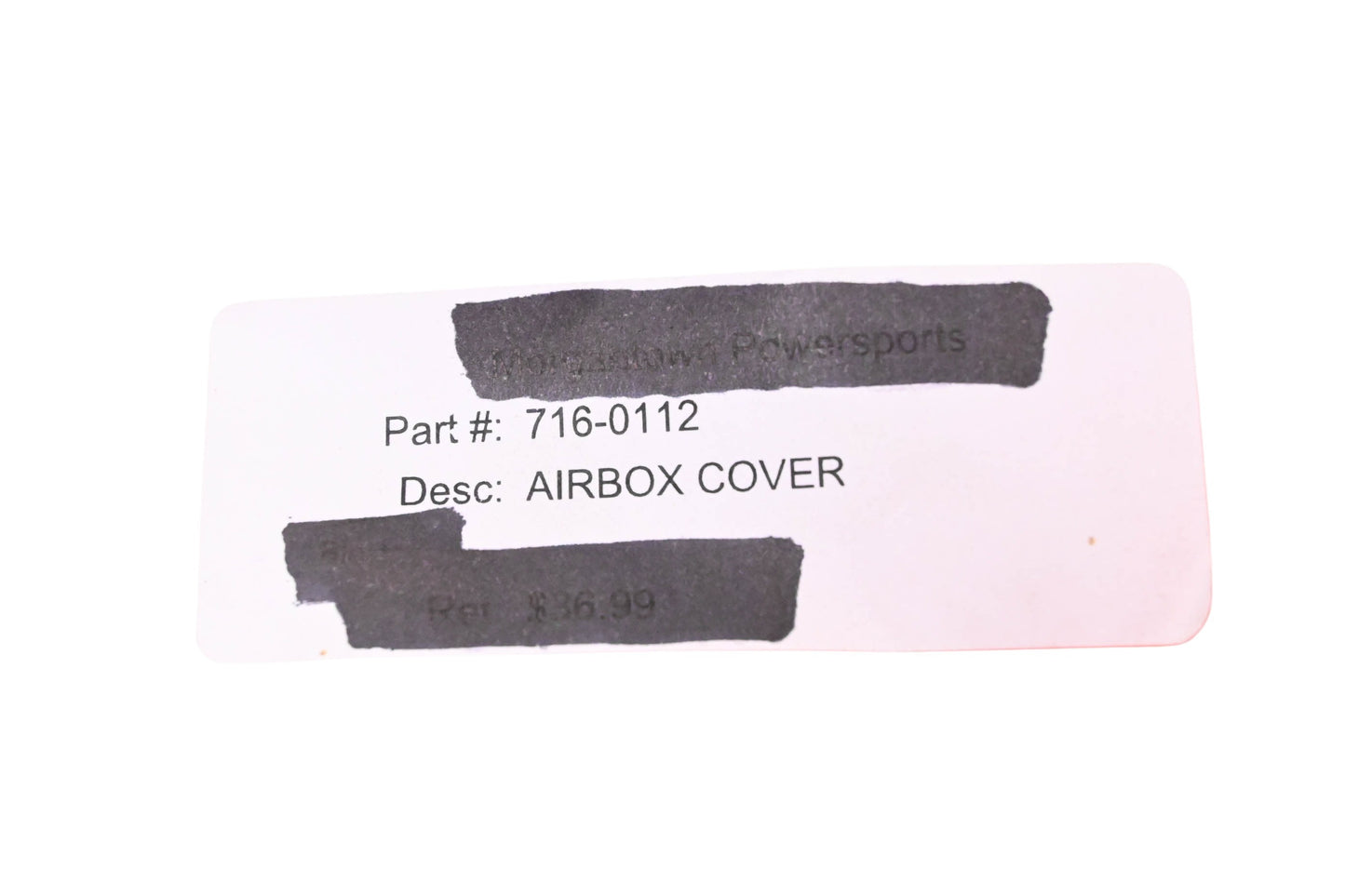 TwinAir 716-0112, 160112 Orange Airbox Cover Kit NOS