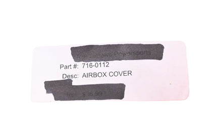 TwinAir 716-0112, 160112 Orange Airbox Cover Kit NOS