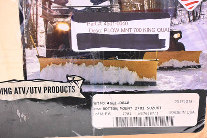 Moose Utilities 4501-0040 Plow Mount Kit NOS