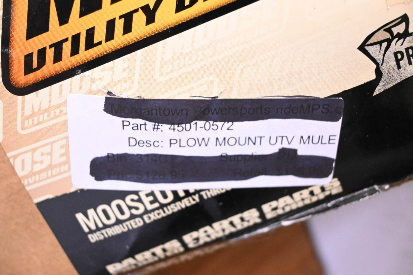 Moose Utilities 4501-0572 V-Plow Bottom Mount Assembly Kit NOS