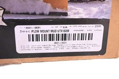 Moose Utilities 4501-0631, 2757PF Plow Mount Assembly Kit NOS