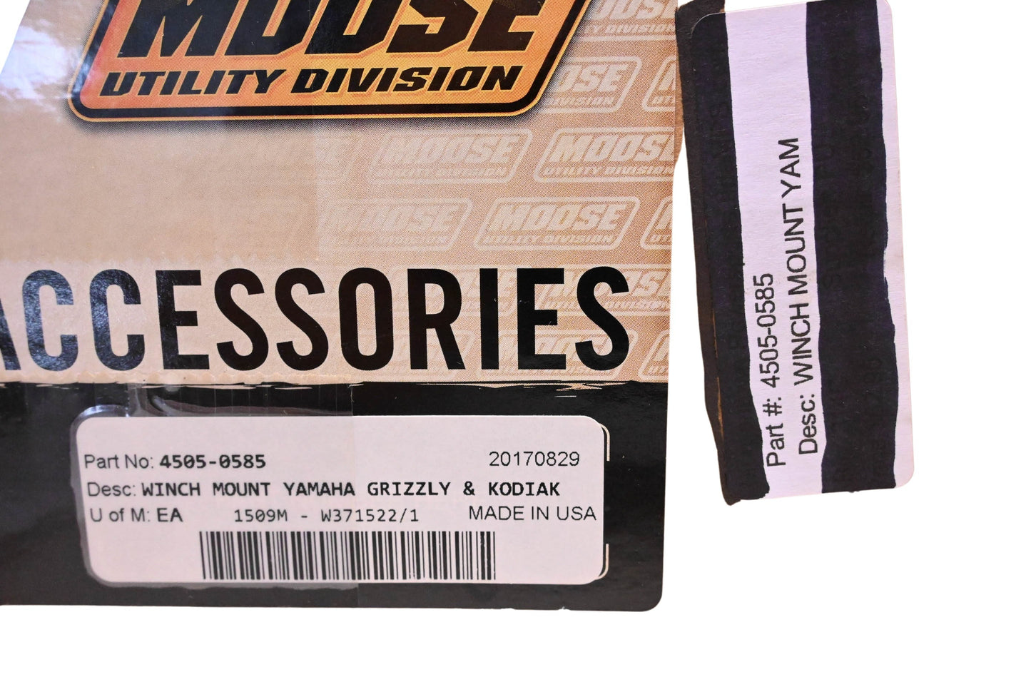 Moose Utilities 4505-0585 Winch Mount Assembly Kit NOS