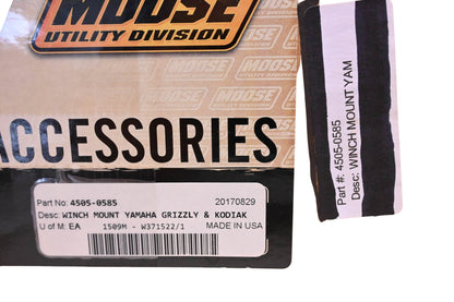 Moose Utilities 4505-0585 Winch Mount Assembly Kit NOS
