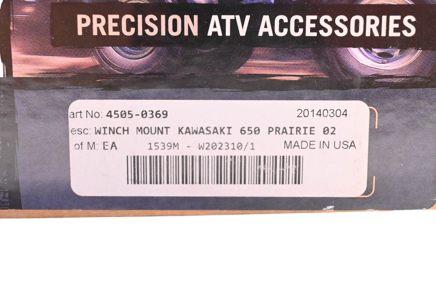 Moose Utilities 4505-0369 Winch Mount Assembly Kit NOS