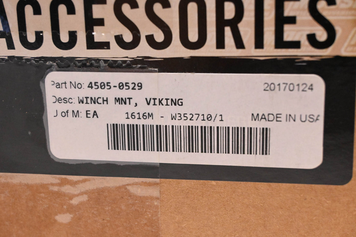 Moose Utilities 4505-0529 Winch Mount Assembly Kit NOS