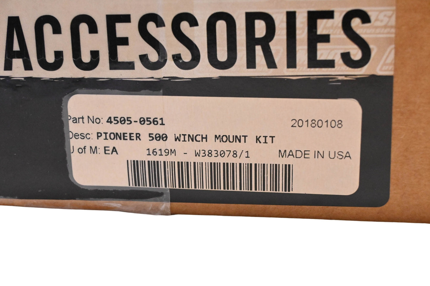 Moose Utilities 4505-0561 Winch Mount Assembly Kit NOS