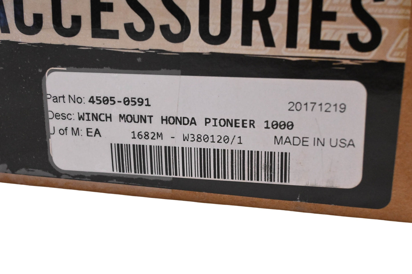 Moose Utilities 4505-0591 Winch Mount Assembly Kit NOS