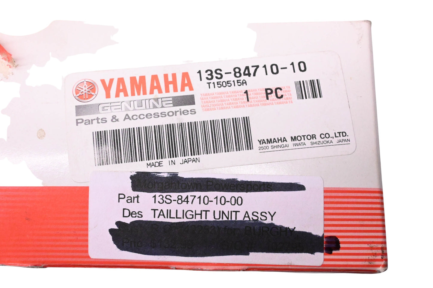 New OEM Yamaha 13S-84710-10-00 Rear Tail Light/Brake Light Assembly NOS