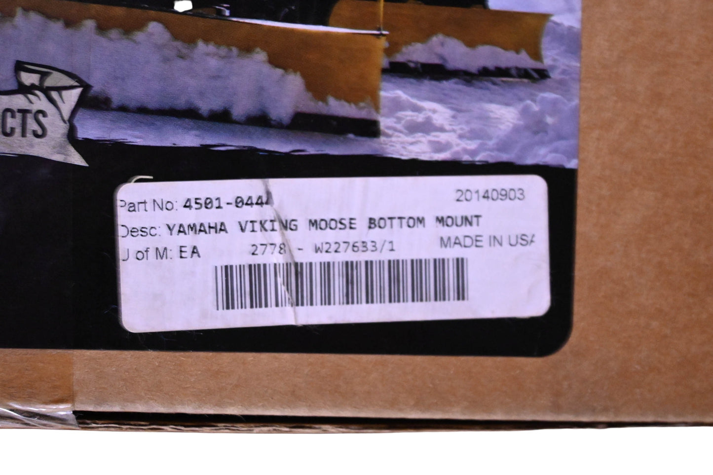 Moose Utilities 4501-0444 Plow Mounting Plate Assembly Kit NOS
