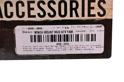 Moose Utilities 4505-0652 Winch Mount Assembly NOS