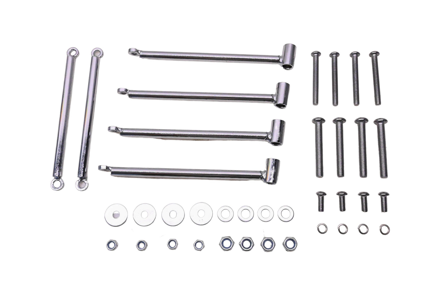 BikeMaster 153694 Chrome Saddlebag Guard Kit NOS