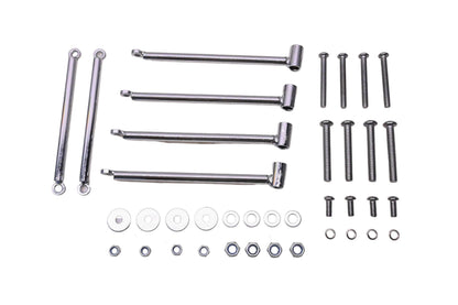 BikeMaster 153694 Chrome Saddlebag Guard Kit NOS
