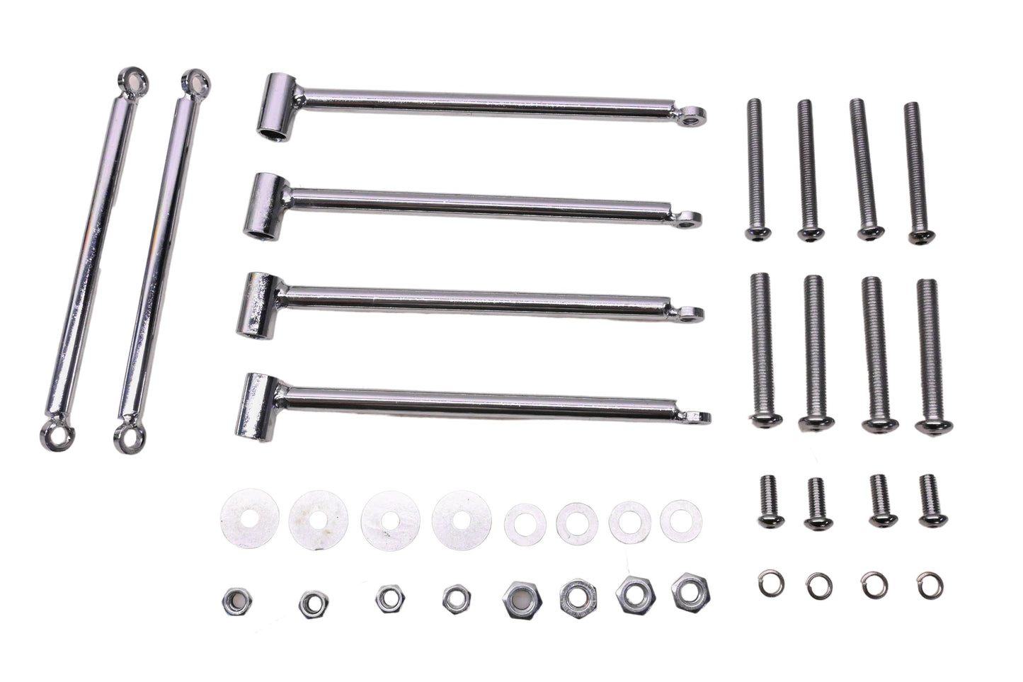 BikeMaster 153694 Chrome Saddlebag Guard Kit NOS