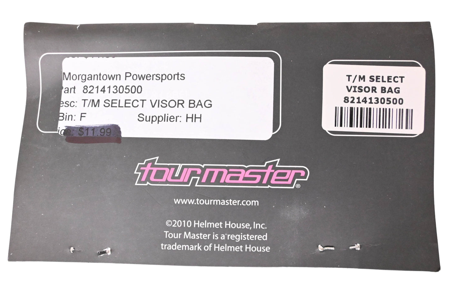 TourMaster 8214130500 Visor Bag Assembly NOS