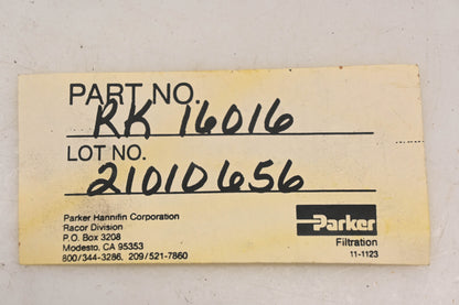 Parker RK 16016, RK16016 Fuel Filter Kit NOS