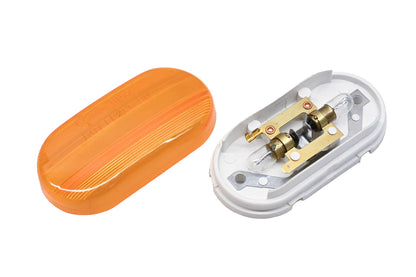 Grote 9157 Amber 4" x 2" Oval Marker Lamp Kit NOS