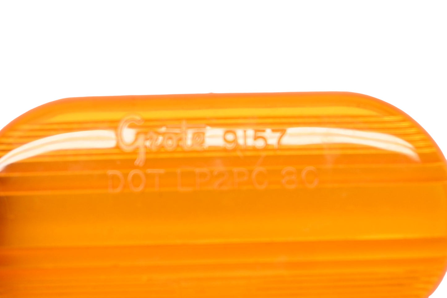 Grote 9157 Amber 4" x 2" Oval Marker Lamp Kit NOS