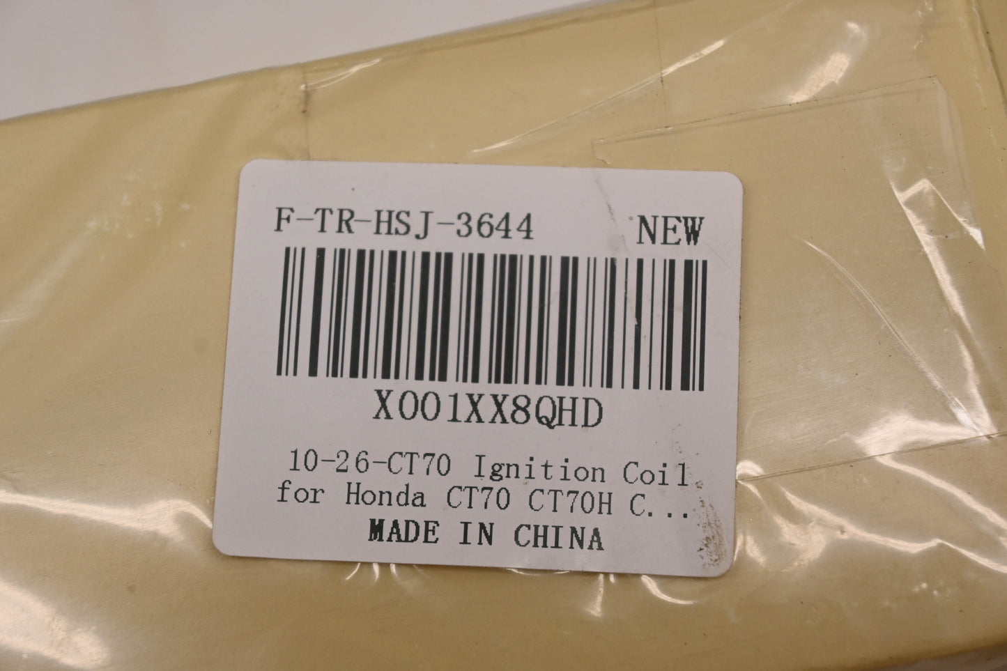 Aftermarket F-TR-HSJ-3644, 3644 Honda CT70 Ignition Coil NOS