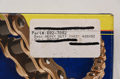 Fire Power 692-7092 Heavy Duty 420x92 Motorcycle Chain NOS