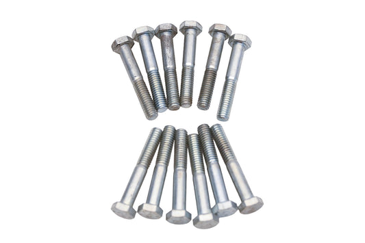 Aftermarket RC028-3 Hex Bolts 1/2" x 3/8-18 x 2" Qty 12 NOS