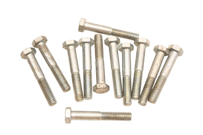 Aftermarket RC028-3 Hex Bolts 1/2" x 3/8-18 x 2" Qty 12 NOS