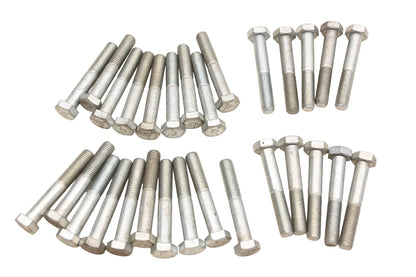 Aftermarket RC028-5 Hex Bolts 1/2" x 3/8-24 x 2" Grade 5 Qty 30 NOS