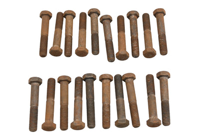 KS Supply RC029-11 Hex Bolts 9/16" x 3/8-16 x 2-1/4" Grade 5 Qty 20 NOS