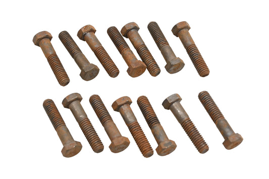 KS Supply RC029-13 Hex Bolts 9/16" x 3/8-16 x 1-3/4" Grade 5 Qty 14 NOS