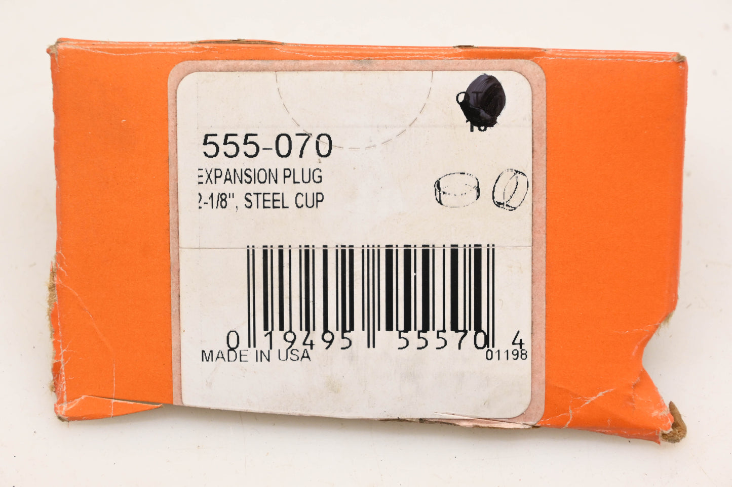 Dorman 555-070 Steel Expansion 2-1/8" Plug NOS