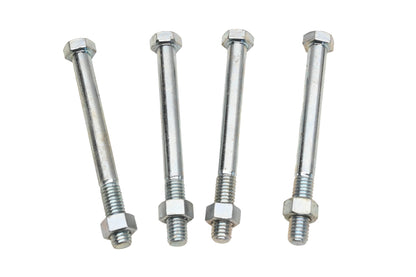 CYI RO015-23 Hex Bolts With Nuts 9/16" x 3/8-16 x 4" Grade 307A Qty 4 NOS