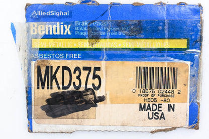 Bendix MKD375 Brake Pad Kit NOS