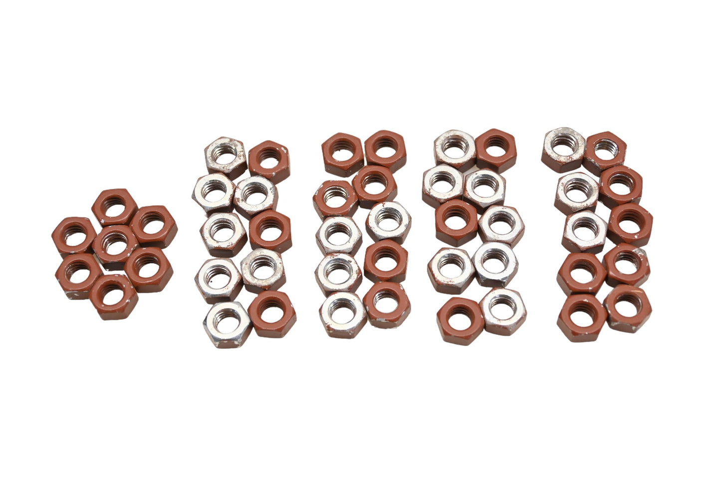 Aftermarket RO015-28 Nuts 5/16-18 x 1/2" x 1/4" Qty 47 NOS