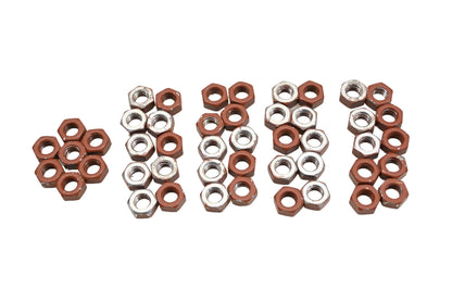 Aftermarket RO015-28 Nuts 5/16-18 x 1/2" x 1/4" Qty 47 NOS