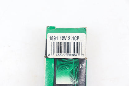 Philips 1891 Clear 12v 2.1CP Bulbs Qty 10 NOS