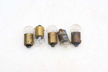 Aftermarket 53 Clear 12v Bulbs Qty 5 NOS